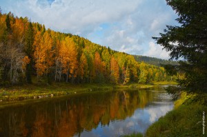 Усьва осенью