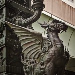 Статуя Кирина на Нихонбаши