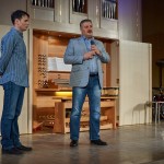 Павел Чечеткин и министр культуры Игорь Гладнев
